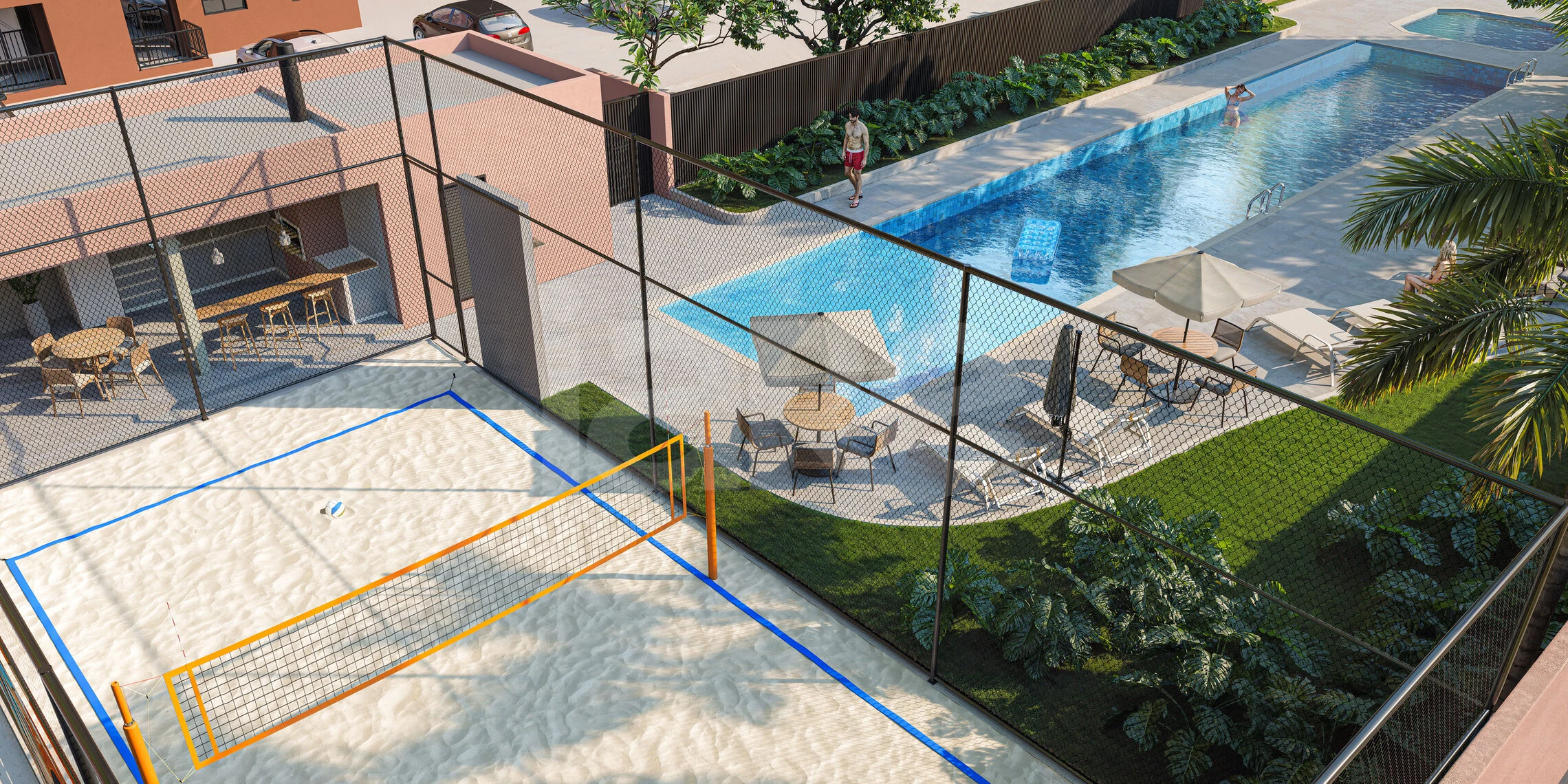 Rubi Condomínio Clube - Apartamento com 42 m², em Jardim Vila Galvão — foto 9