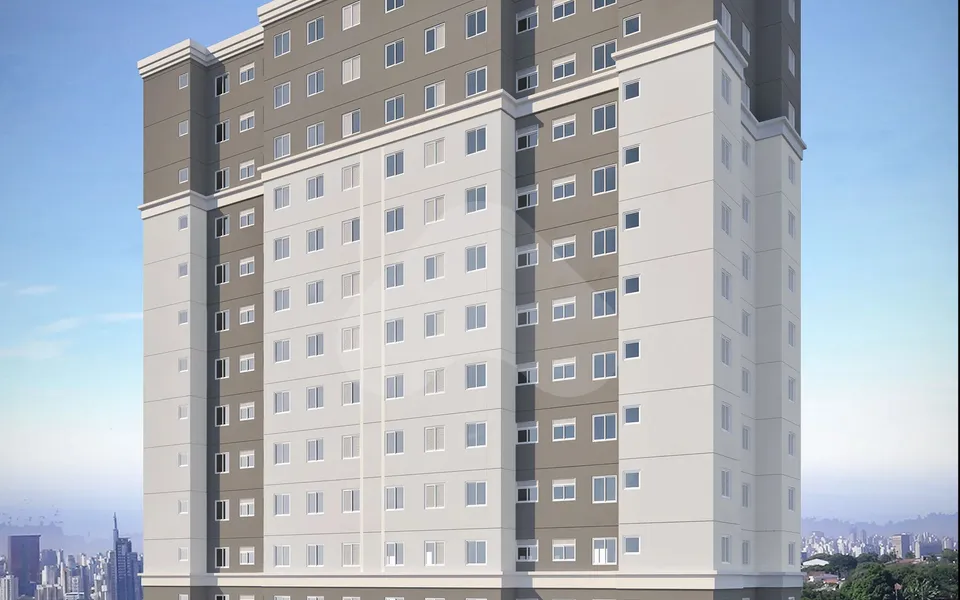 Modena Mbigucci - Apartamento com 43,77 m², em Jardim Diogo — foto 2