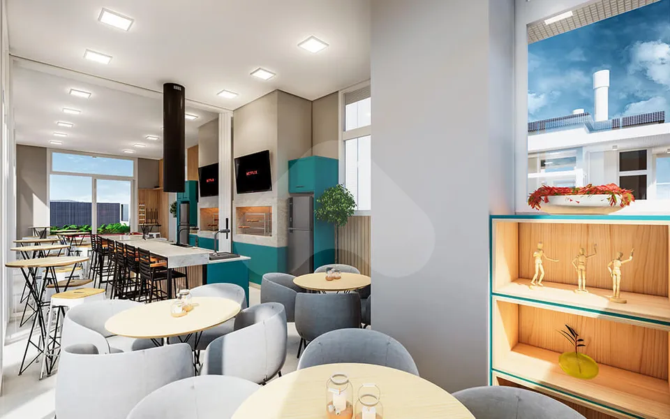Domenico Home & Club - Apartamento com 33,84 m², em Centro — foto 13