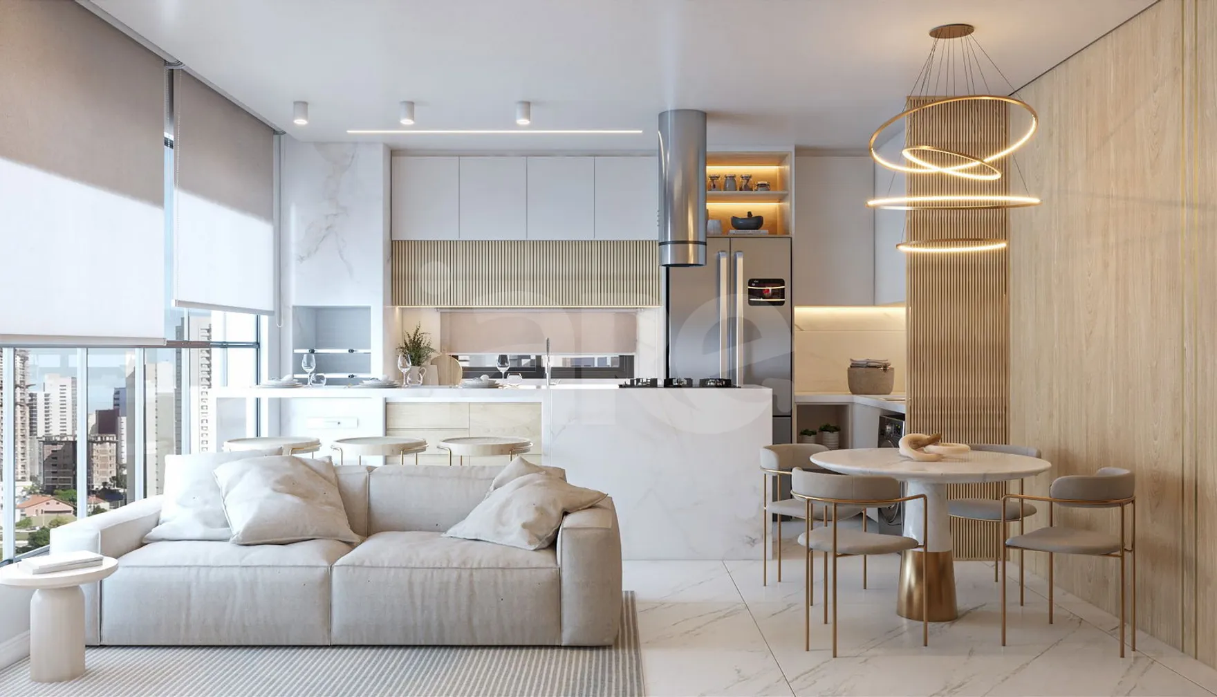 Valência - Apartamento com 82,55 m², em Perequê — foto 3