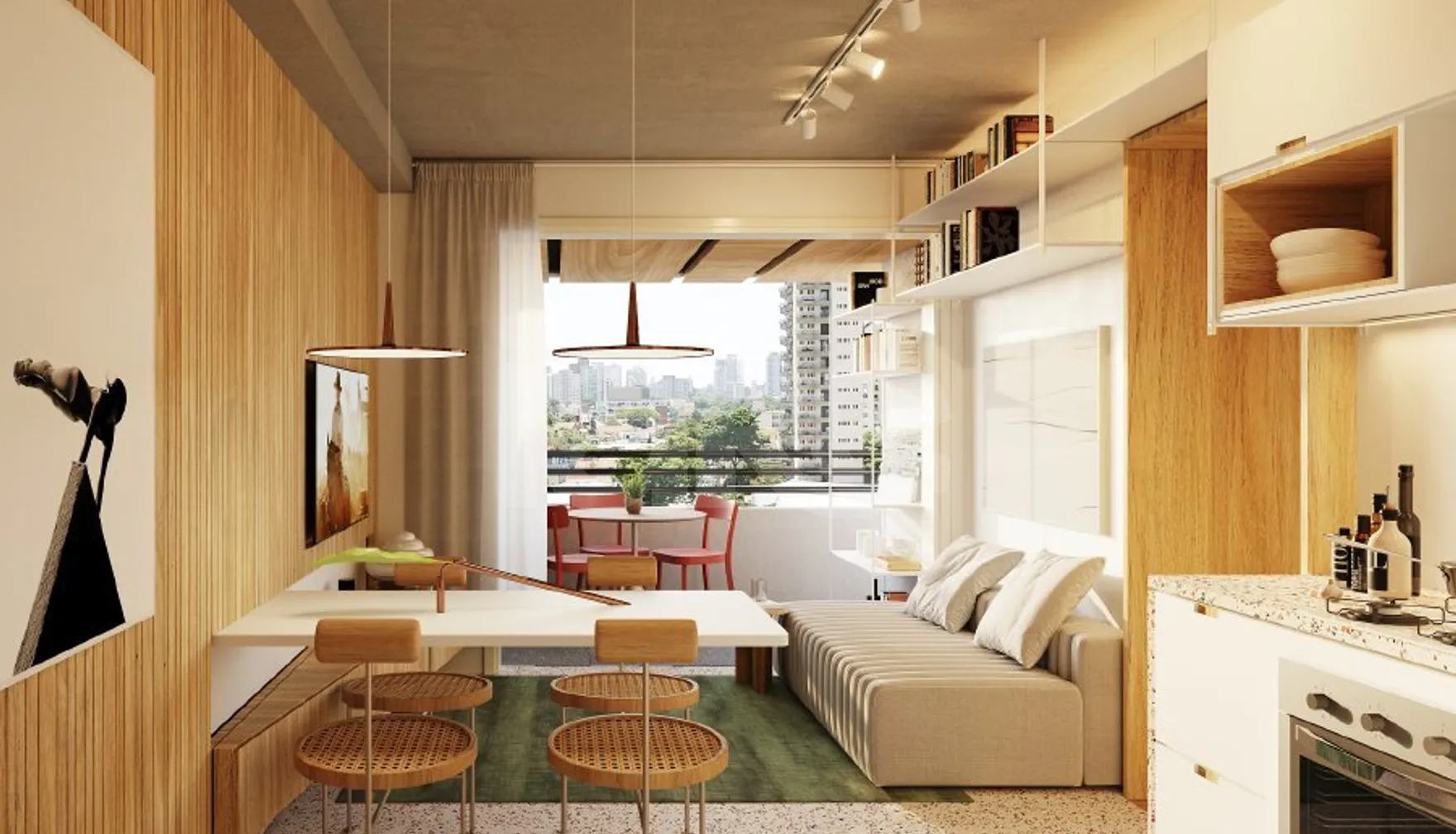 Casa Omaguás - Apartamento com 44,39 m², em Pinheiros — foto 3