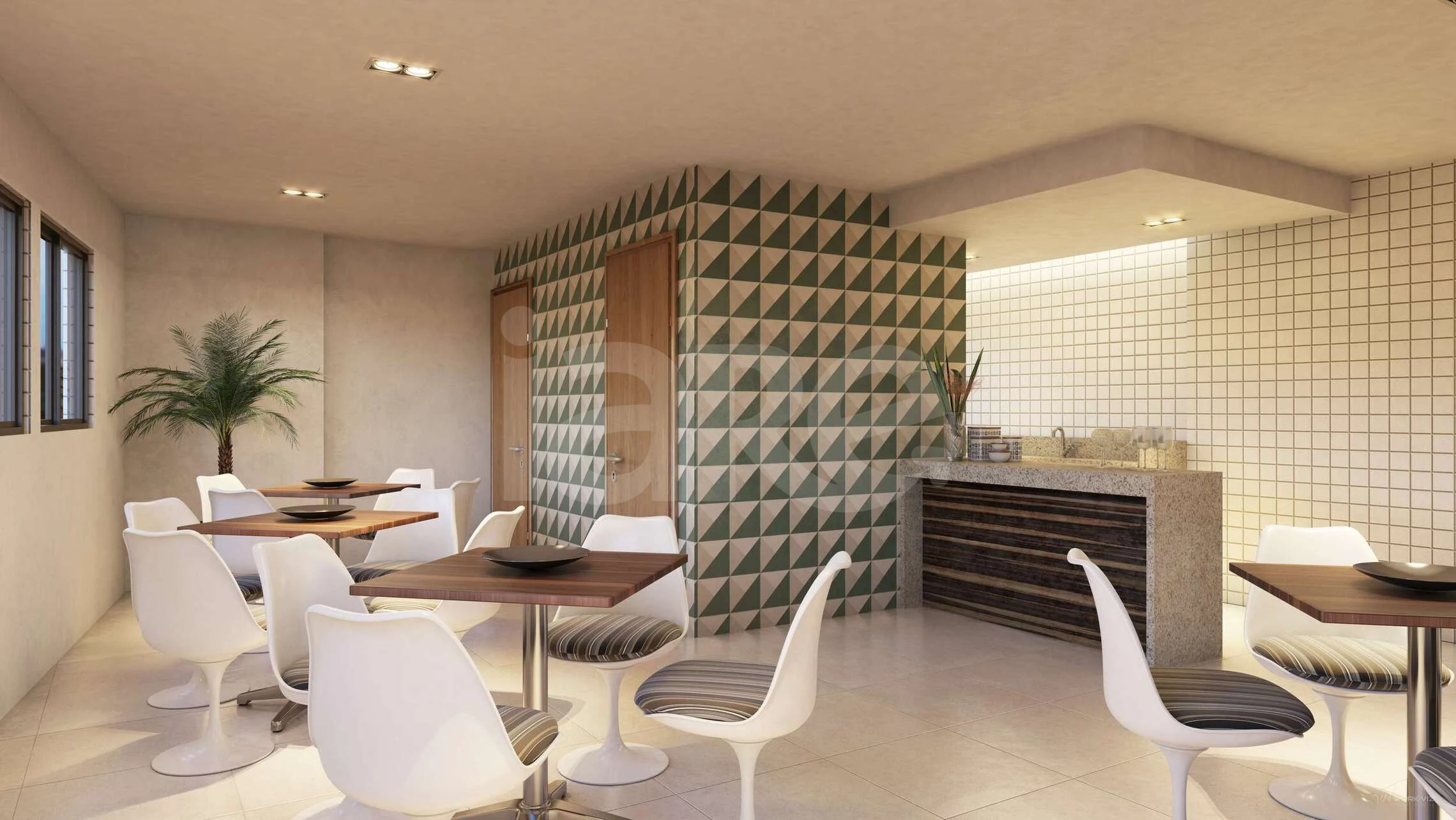 Casttelo de Edimburgo - Apartamento com 45,76 m², em Madalena — foto 5
