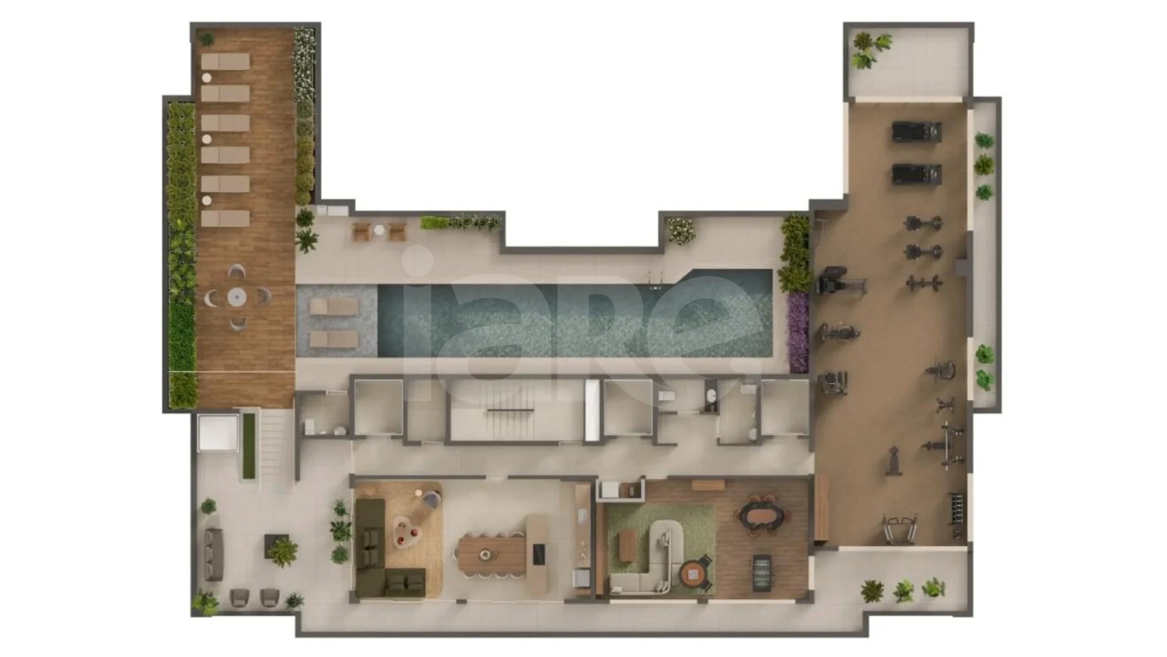 Planta — Pavimento rooftop