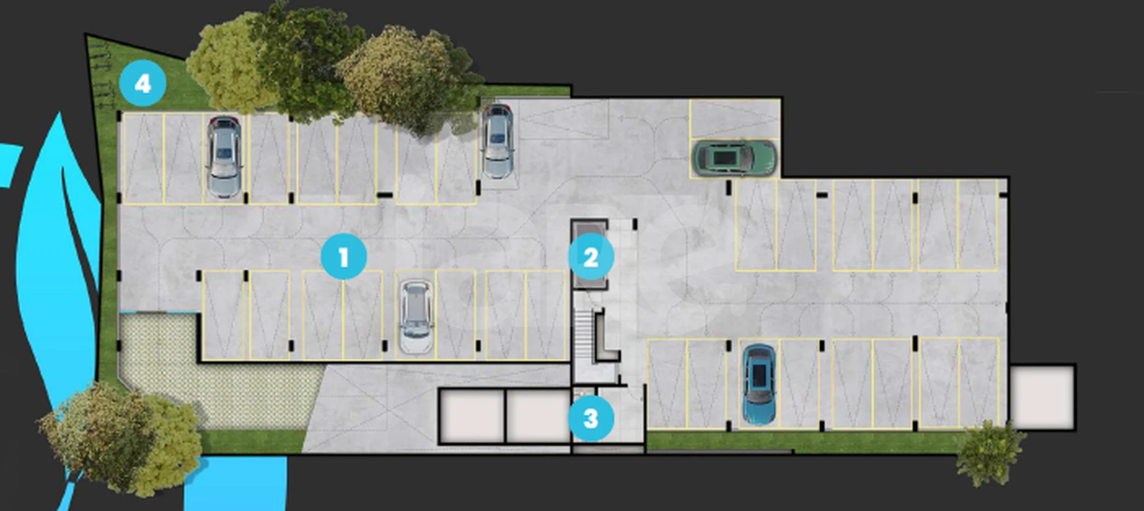 Planta — Pavimento garagem