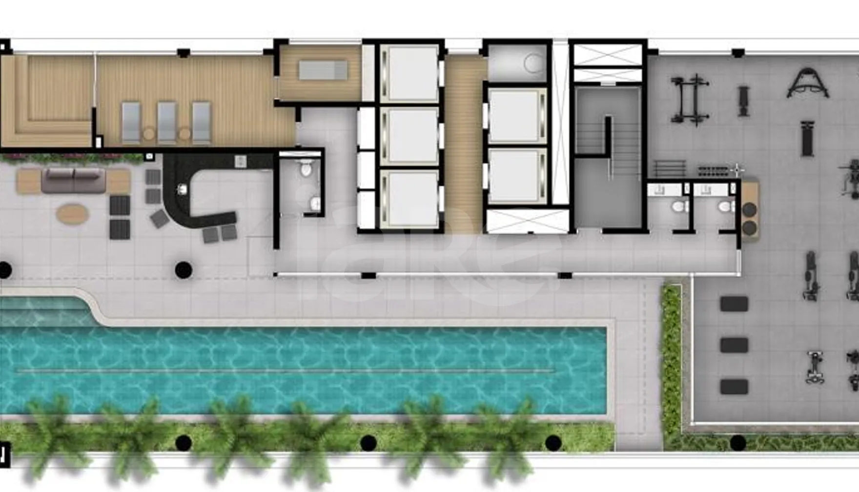 Planta — Pavimento lazer