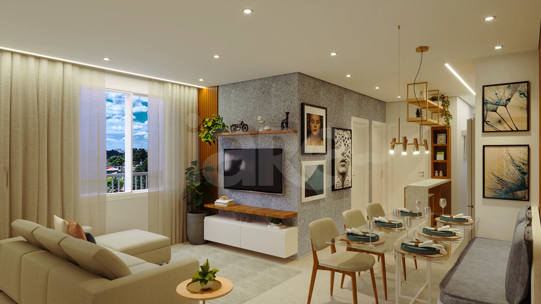 Seletto VGP - Apartamento com 56,94 m², em Parque Santo Afonso — foto 2
