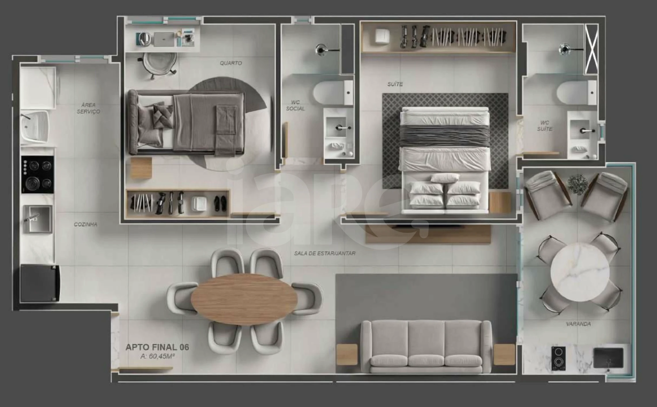 Planta — Garden 53,26 m²