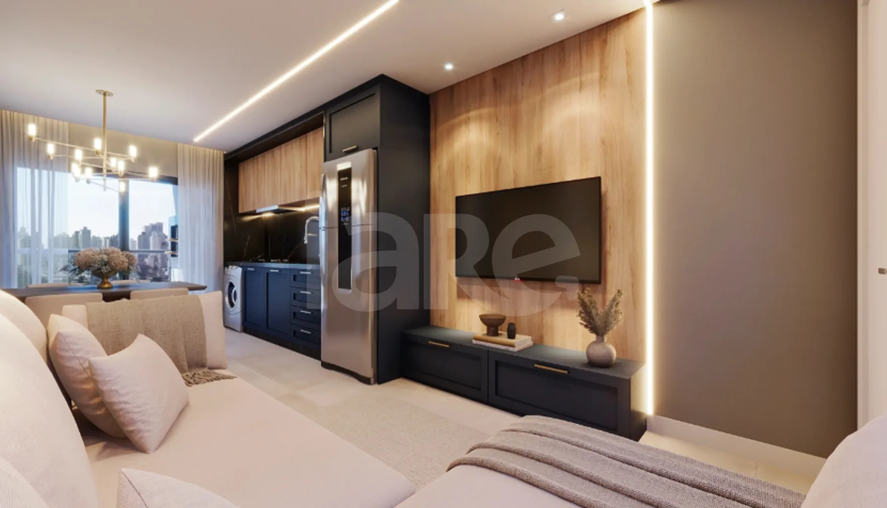 Mares de Itapema - Apartamento com 57 m², em Morretes — foto 2