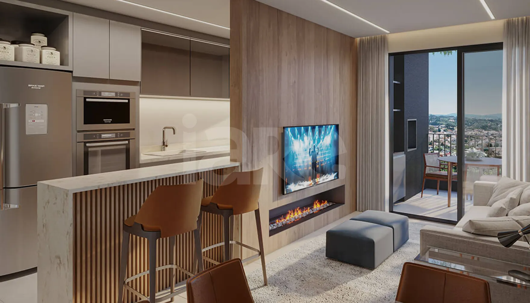 Gaia - Apartamento com 154,05 m², em Cabral — foto 3