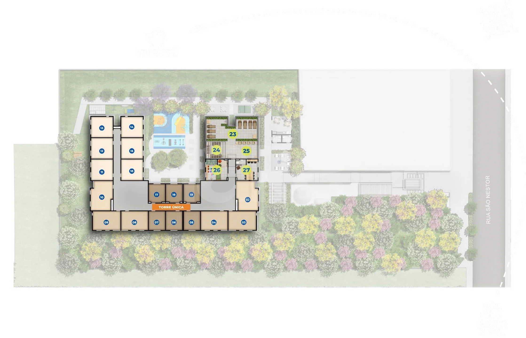 Planta — Pavimento 10