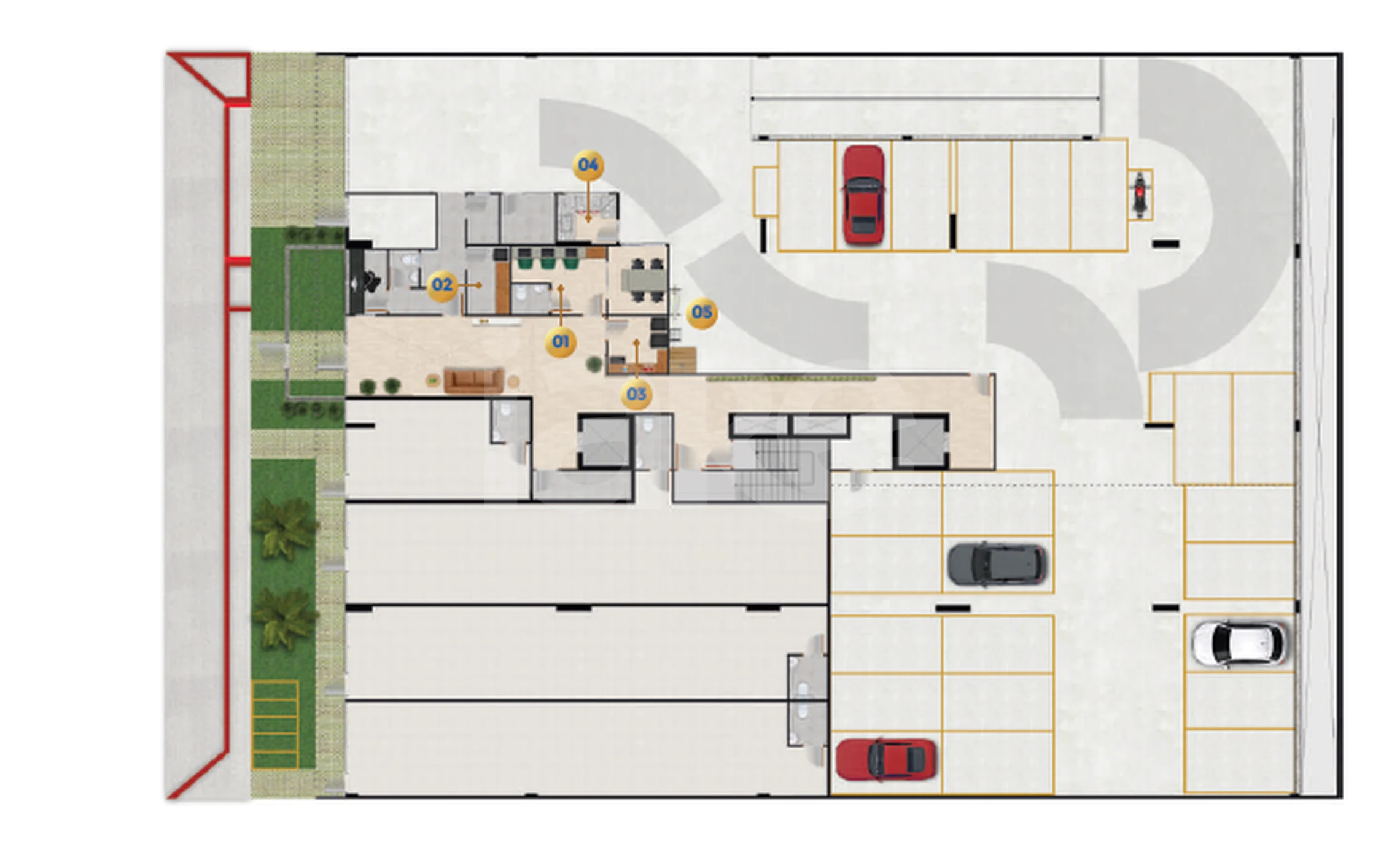 Planta — Pavimento térreo