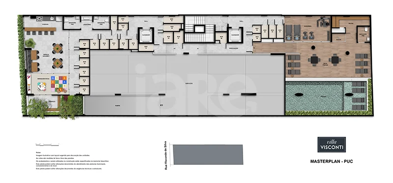 Planta — Pavimento lazer