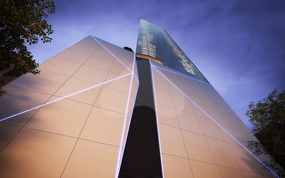 Blue Tower - Apartamento com 115 m², em Perequê — foto 2