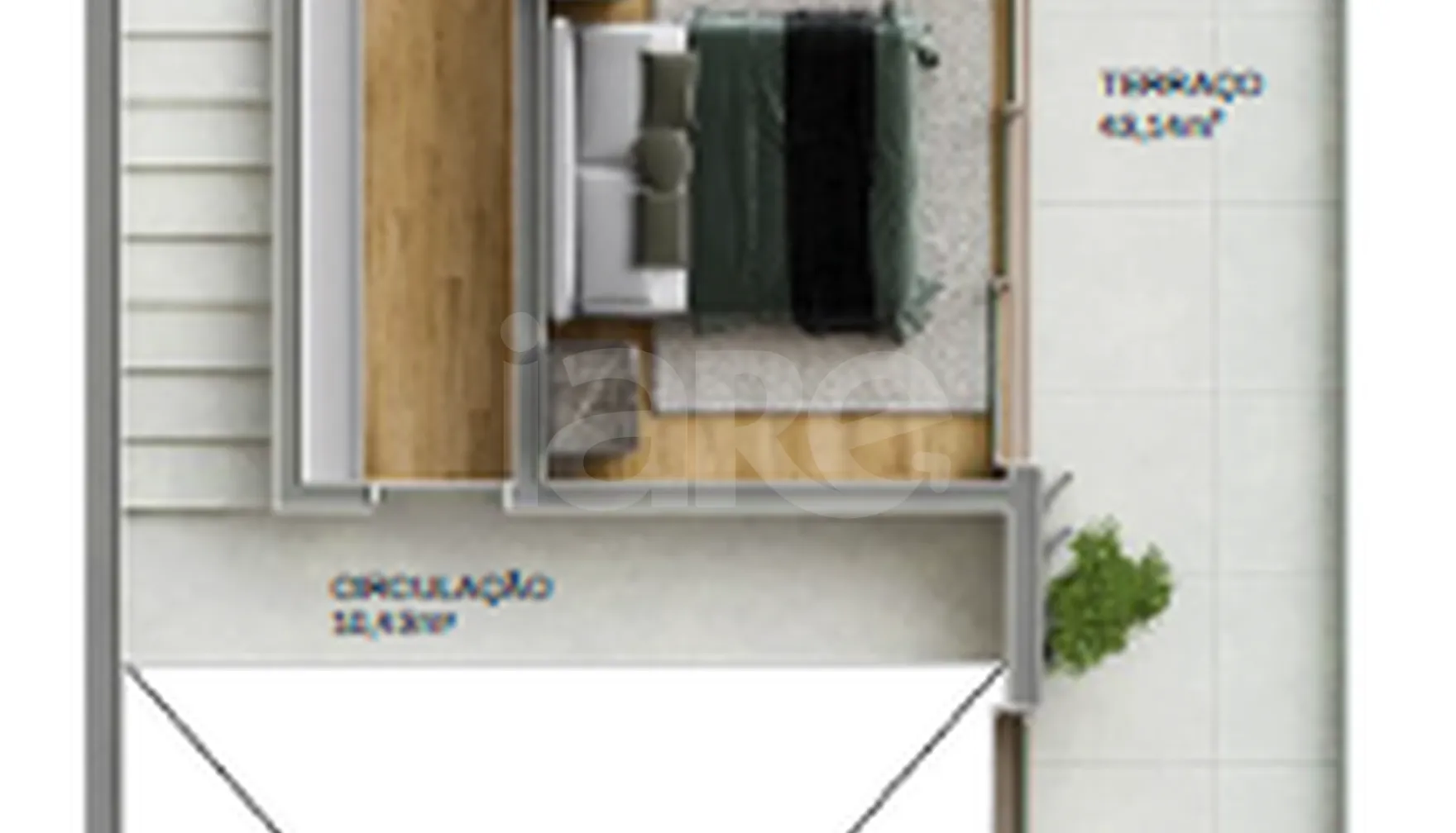 Planta — Cobertura Duplex 269,15 m²