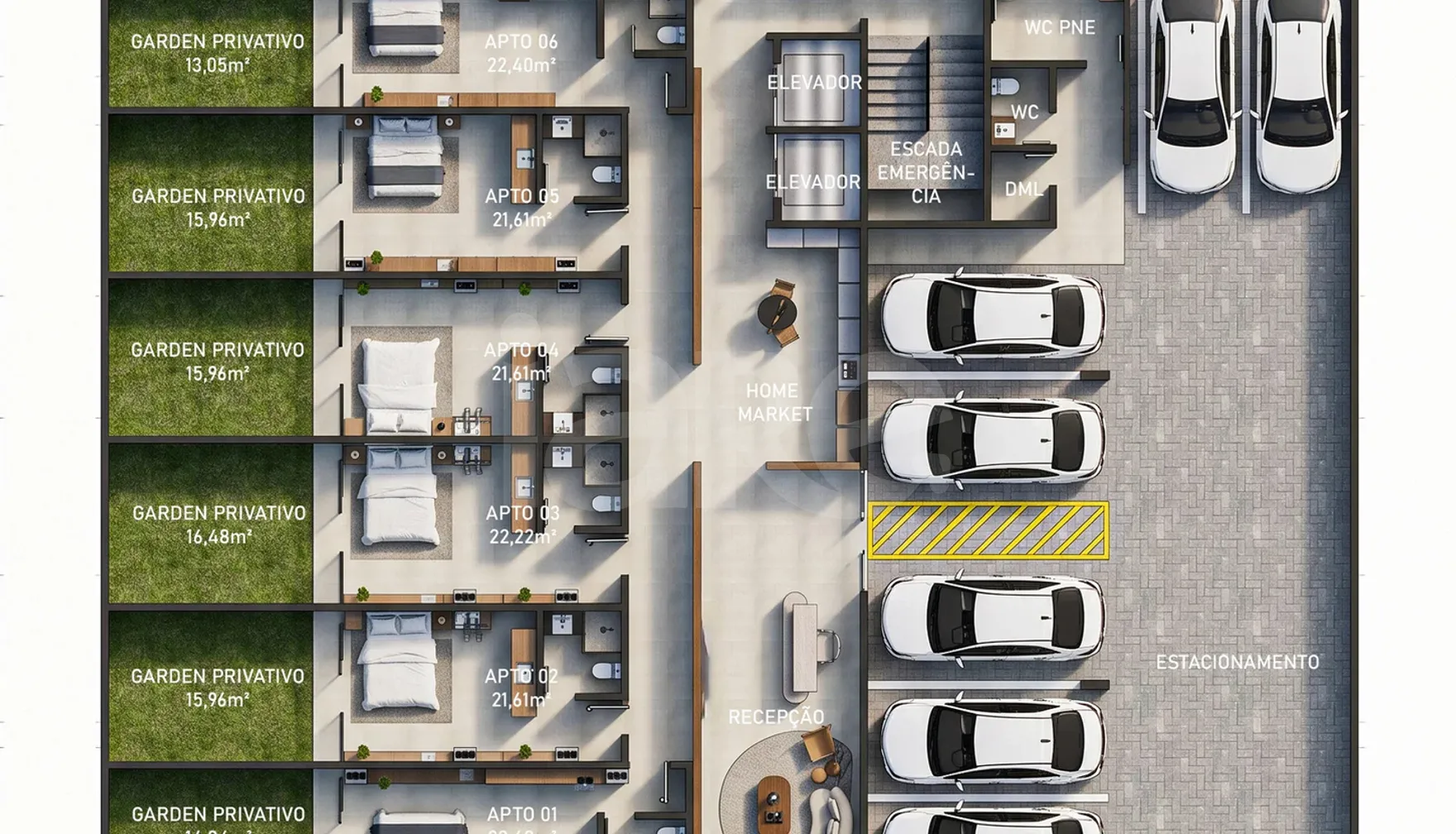 Planta — Pavimento térreo