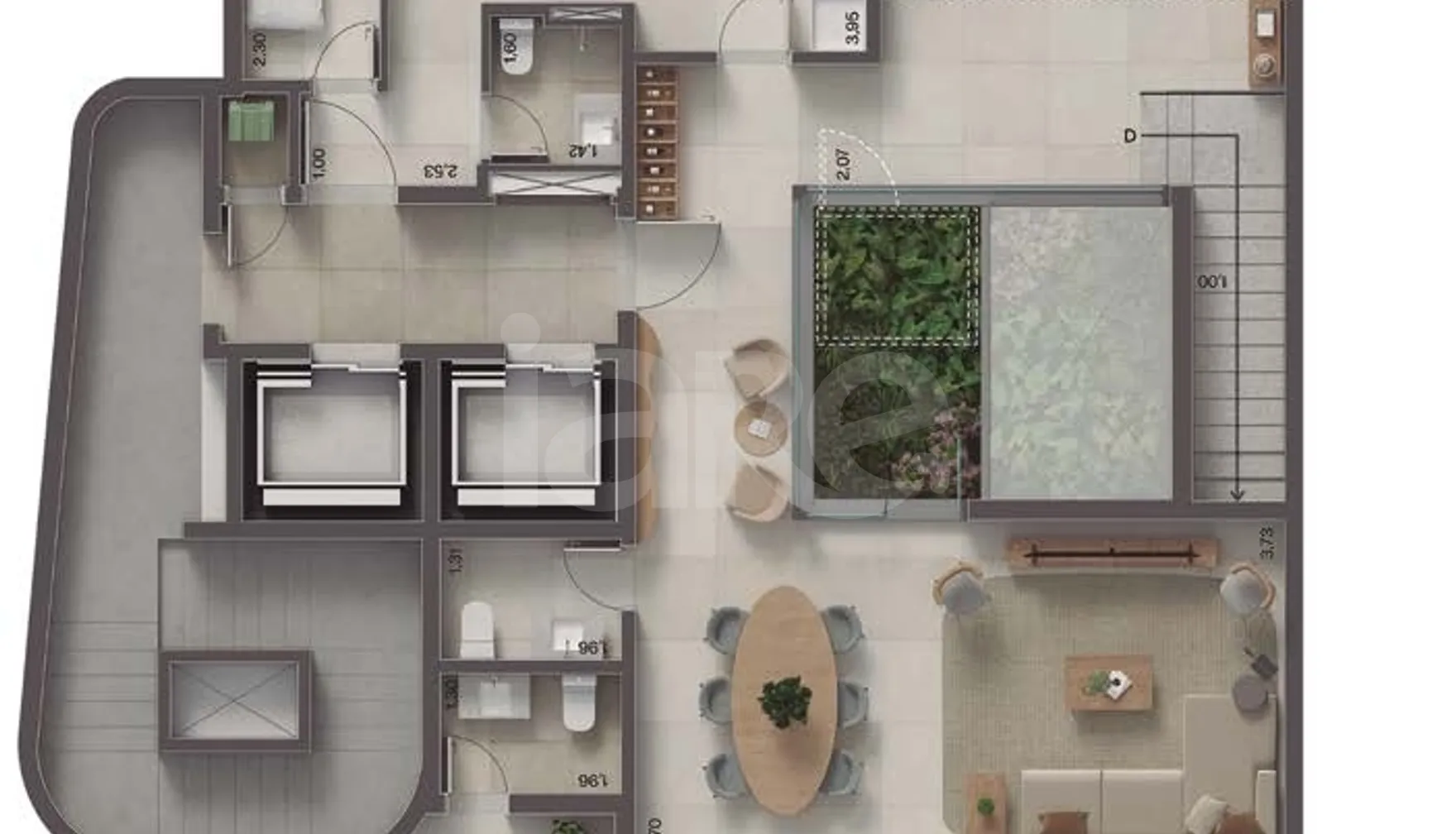 Planta — Garden 341,25 m²