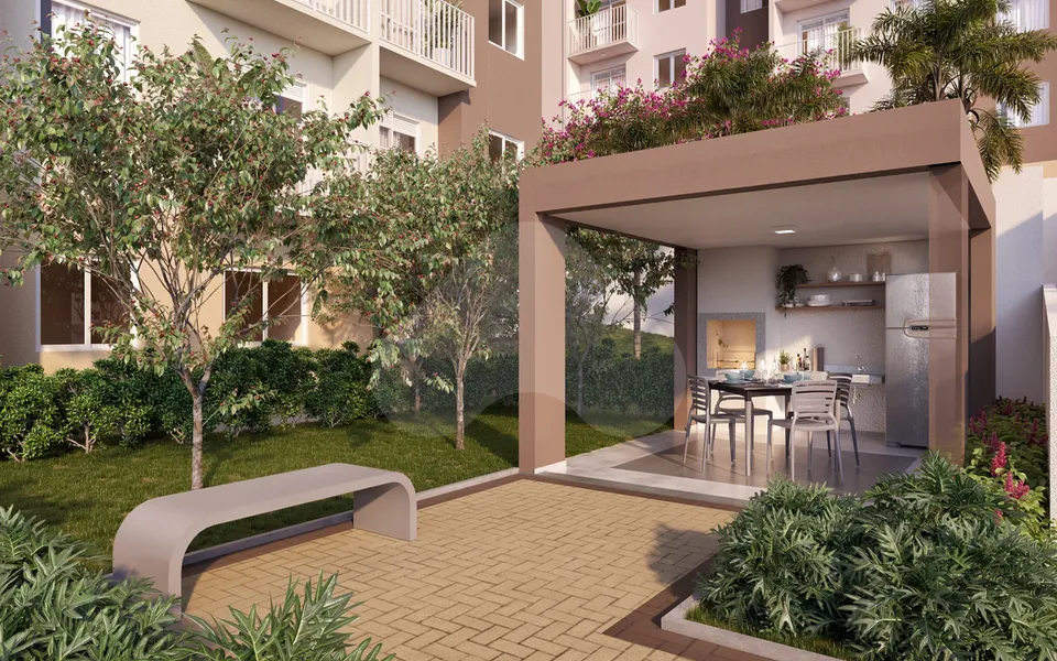 Plano&Raízes das Mercês Marques de Lages - Apartamento com 26,78 m², em Sacomã — foto 2