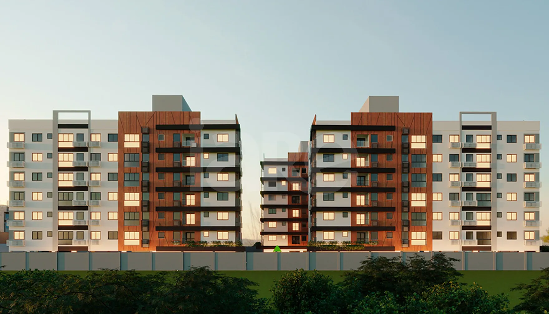 Leaves Residence - Apartamento com 67,82 m², em Cristal — foto 1