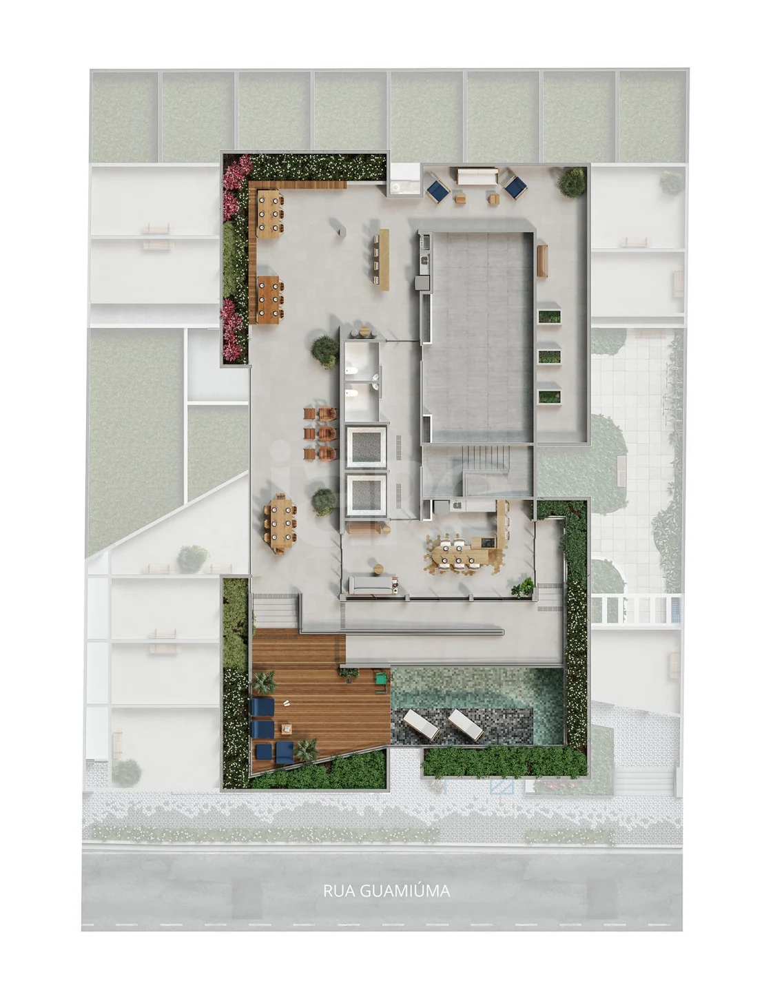Planta — Pavimento rooftop