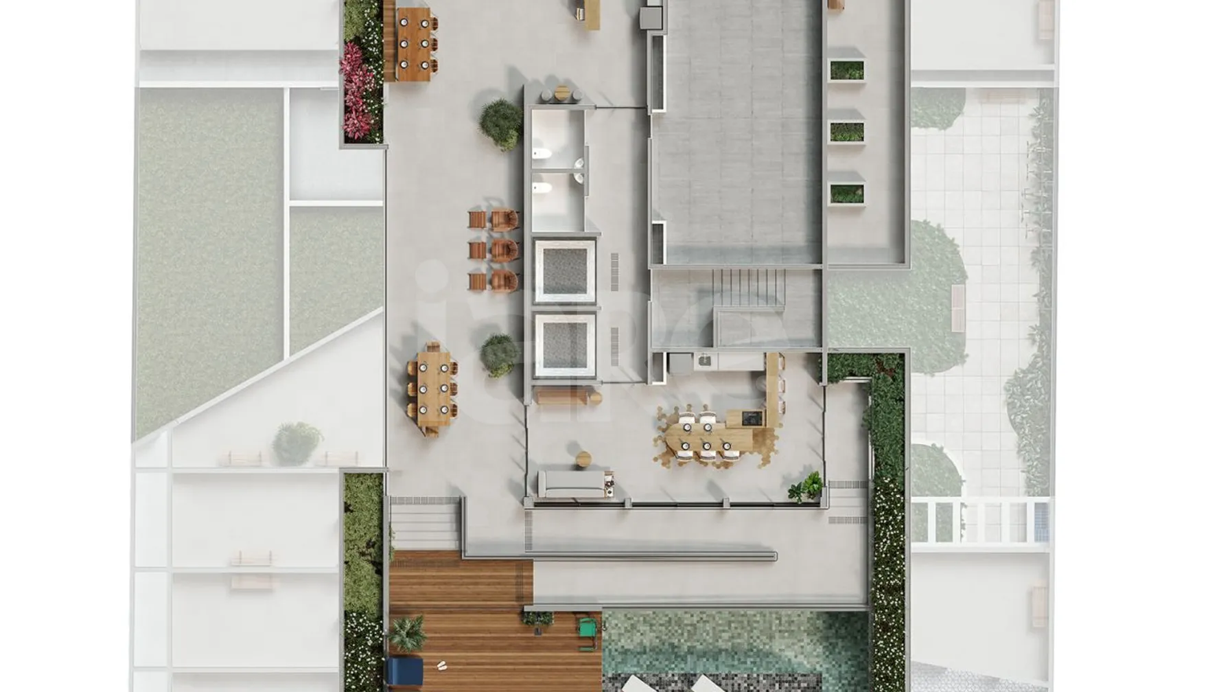 Planta — Pavimento rooftop