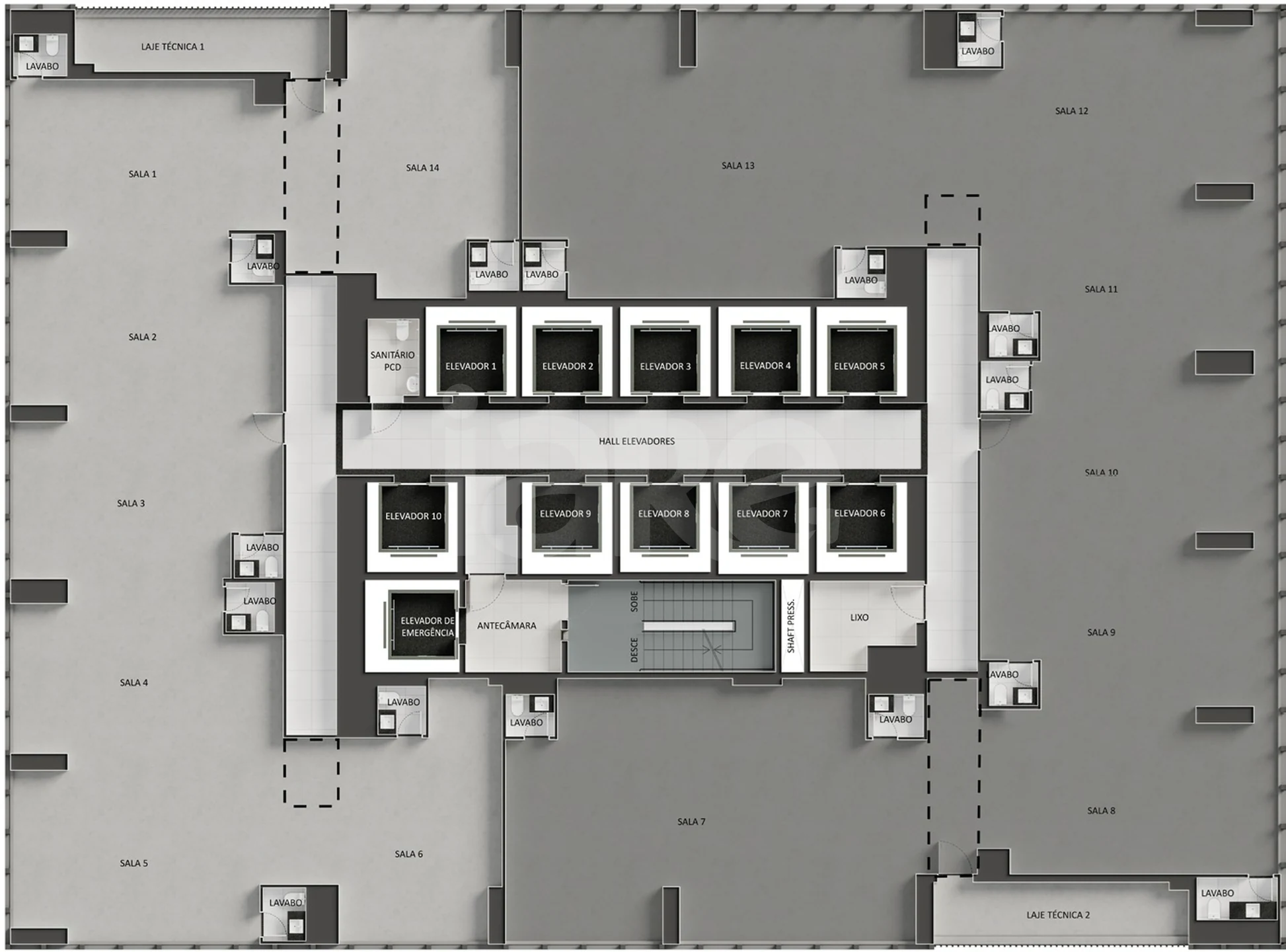 Planta — Pavimento 41