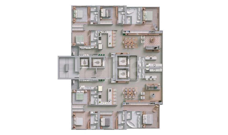 Planta — Apartamento 185,68 m²