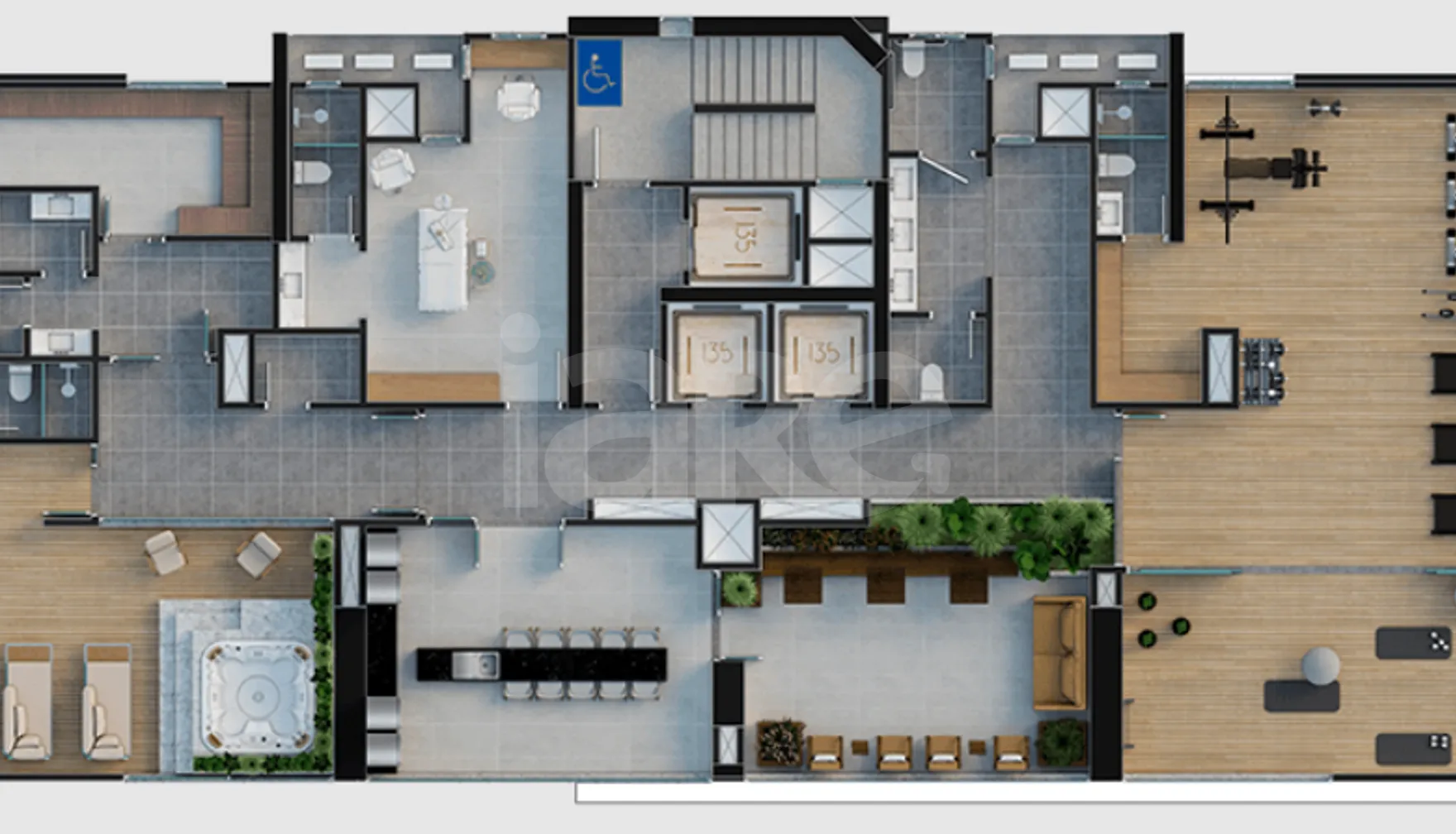 Planta — Pavimento lazer 2