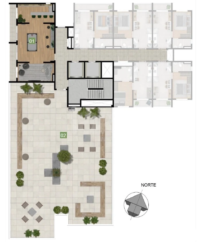 Planta — Pavimento 14