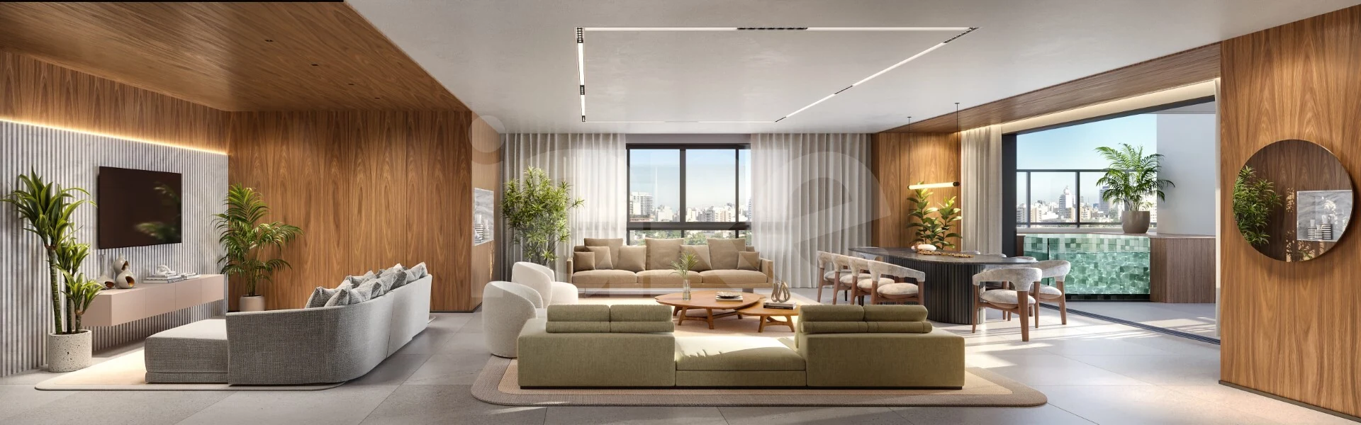 City Garten - Apartamento com 149 m², em Setor Marista — foto 5