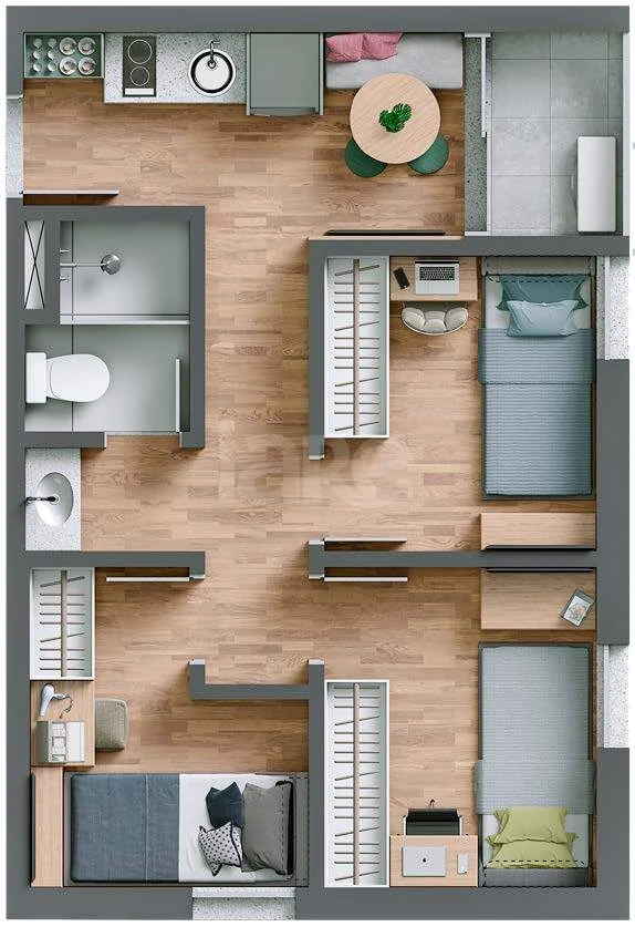 Planta — Garden 30,51 m²