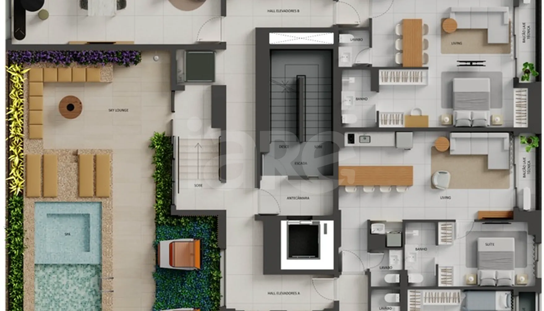 Planta — Pavimento 28