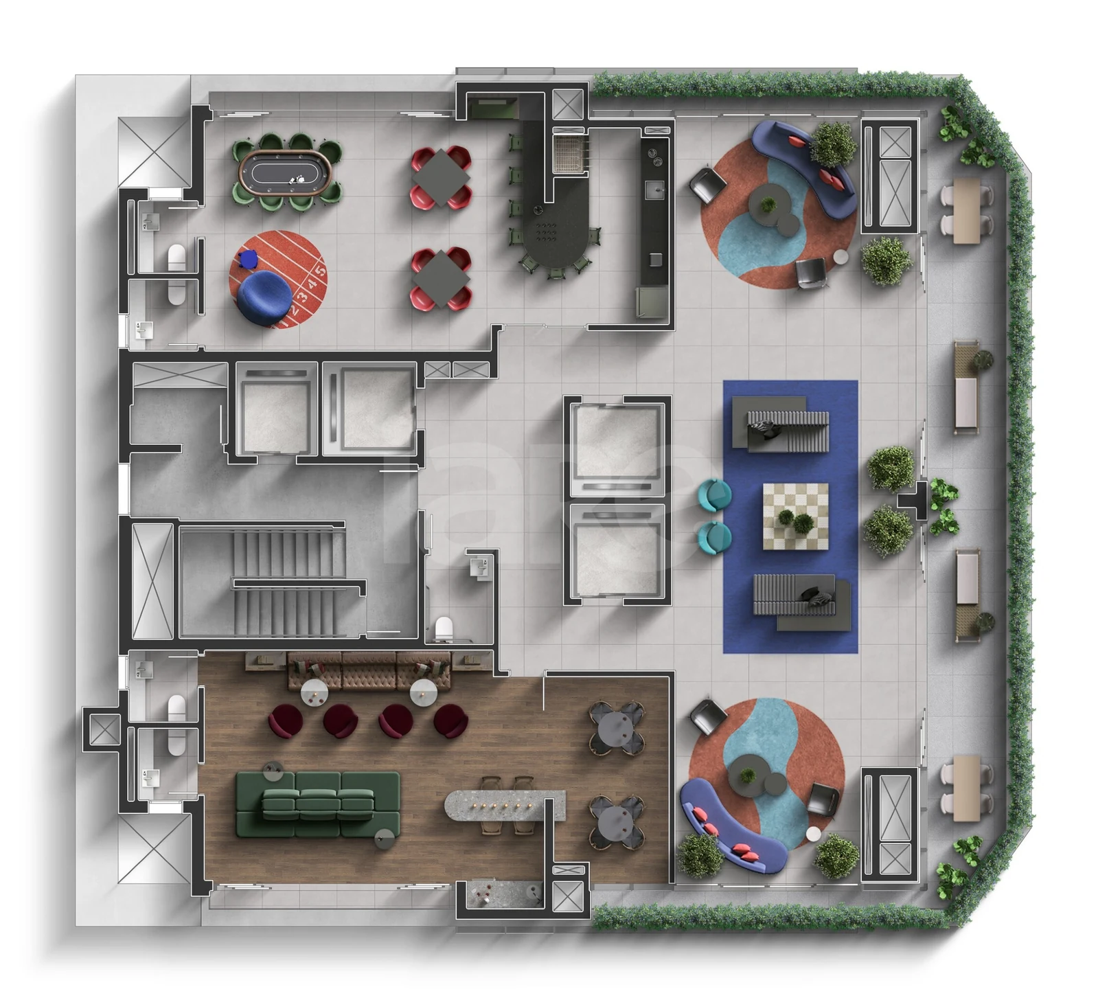 Planta — Pavimento 39