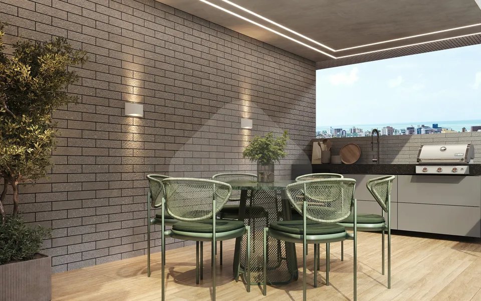 Porto Verano - Apartamento com 61,41 m², em Poço — foto 6