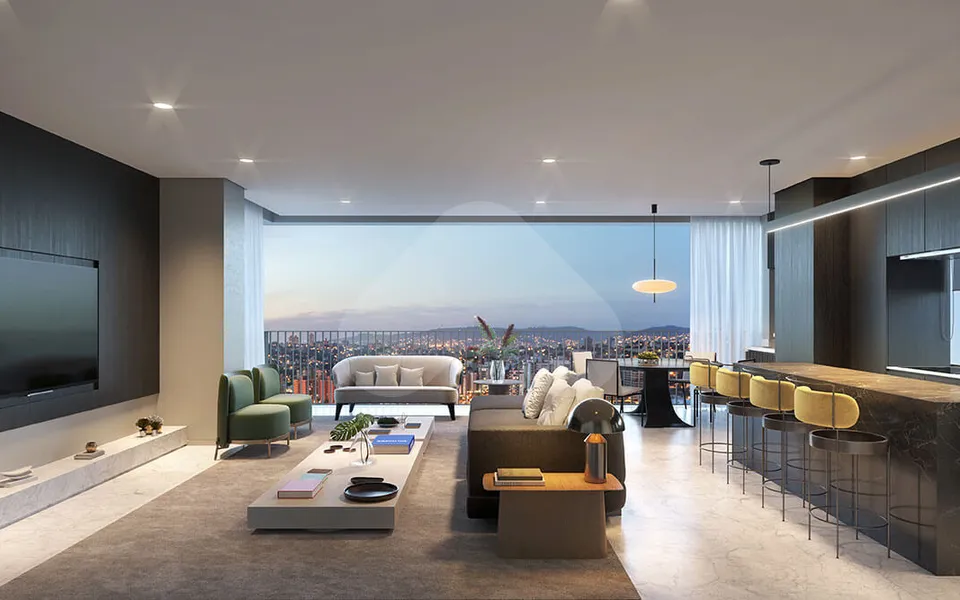 Praça Lindenberg Macurapé - Apartamento com 135,2 m², em Itaim Bibi — foto 2
