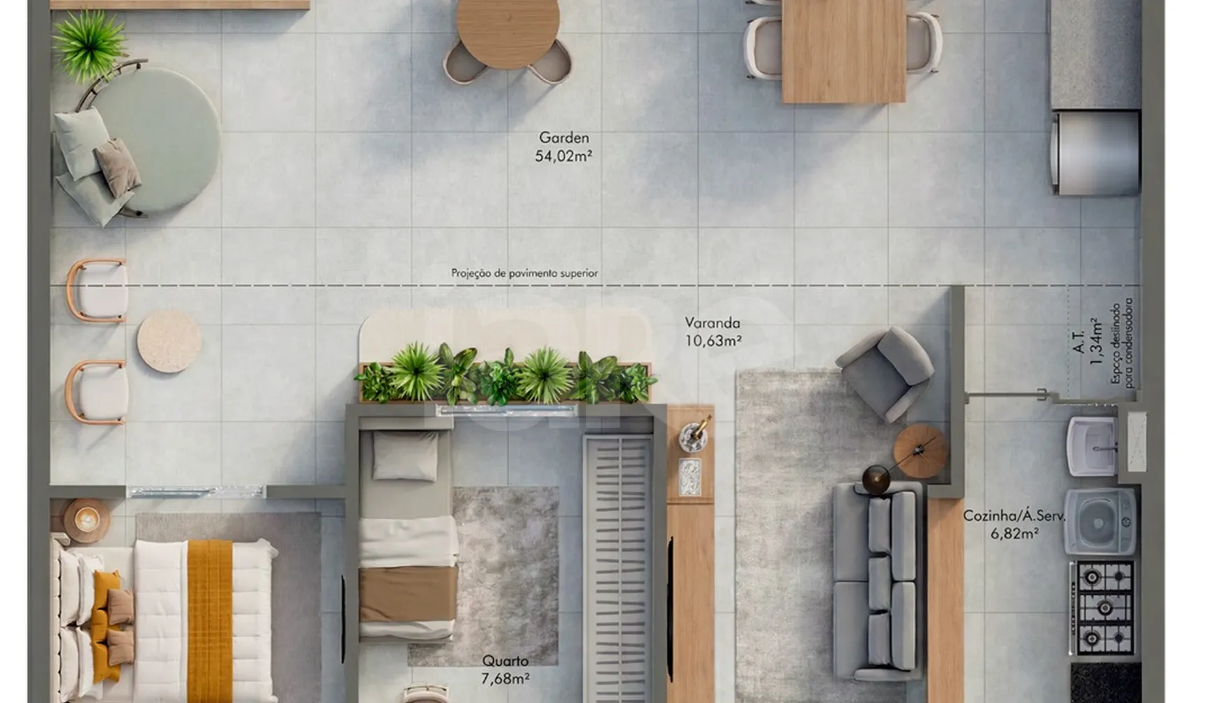 Planta — Garden 116,11 m²