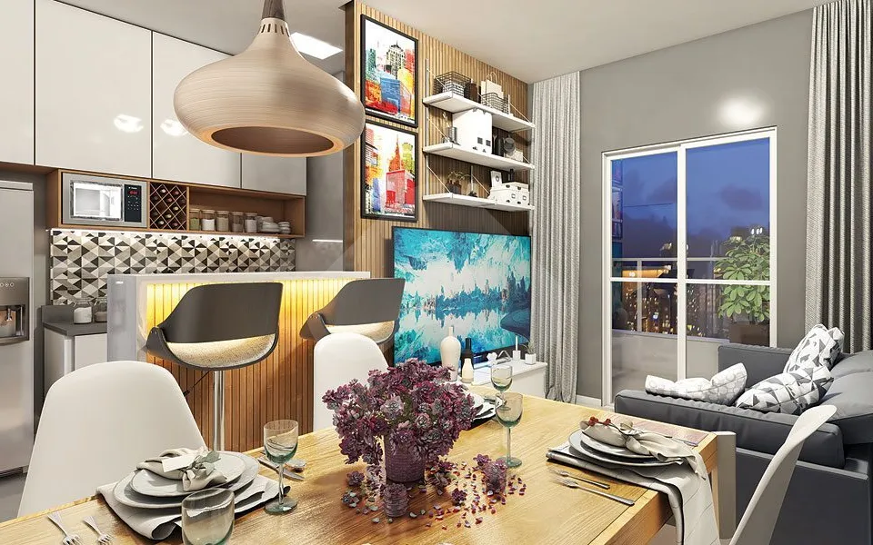 Torino Morumbi - Apartamento com 38,6 m², em Morumbi — foto 2