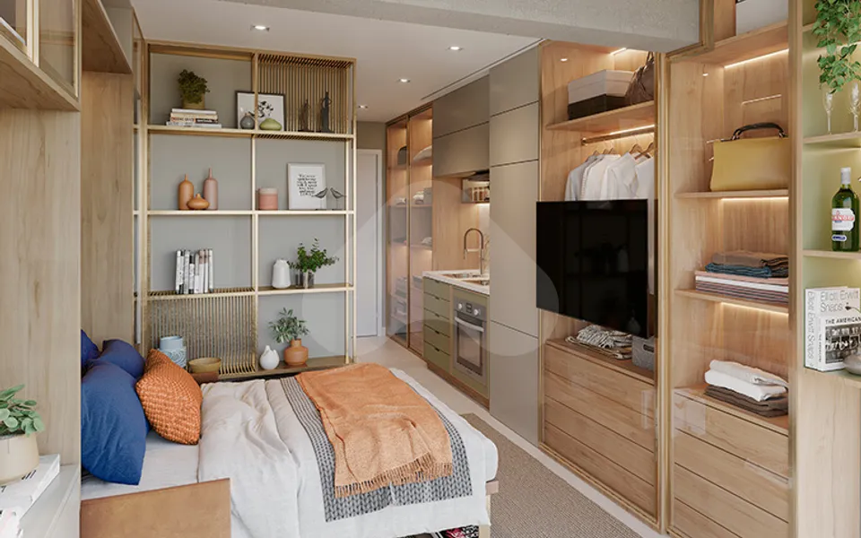 Oriz by Plano&Plano - Studio com 28,36 m², em Campo Belo — foto 3
