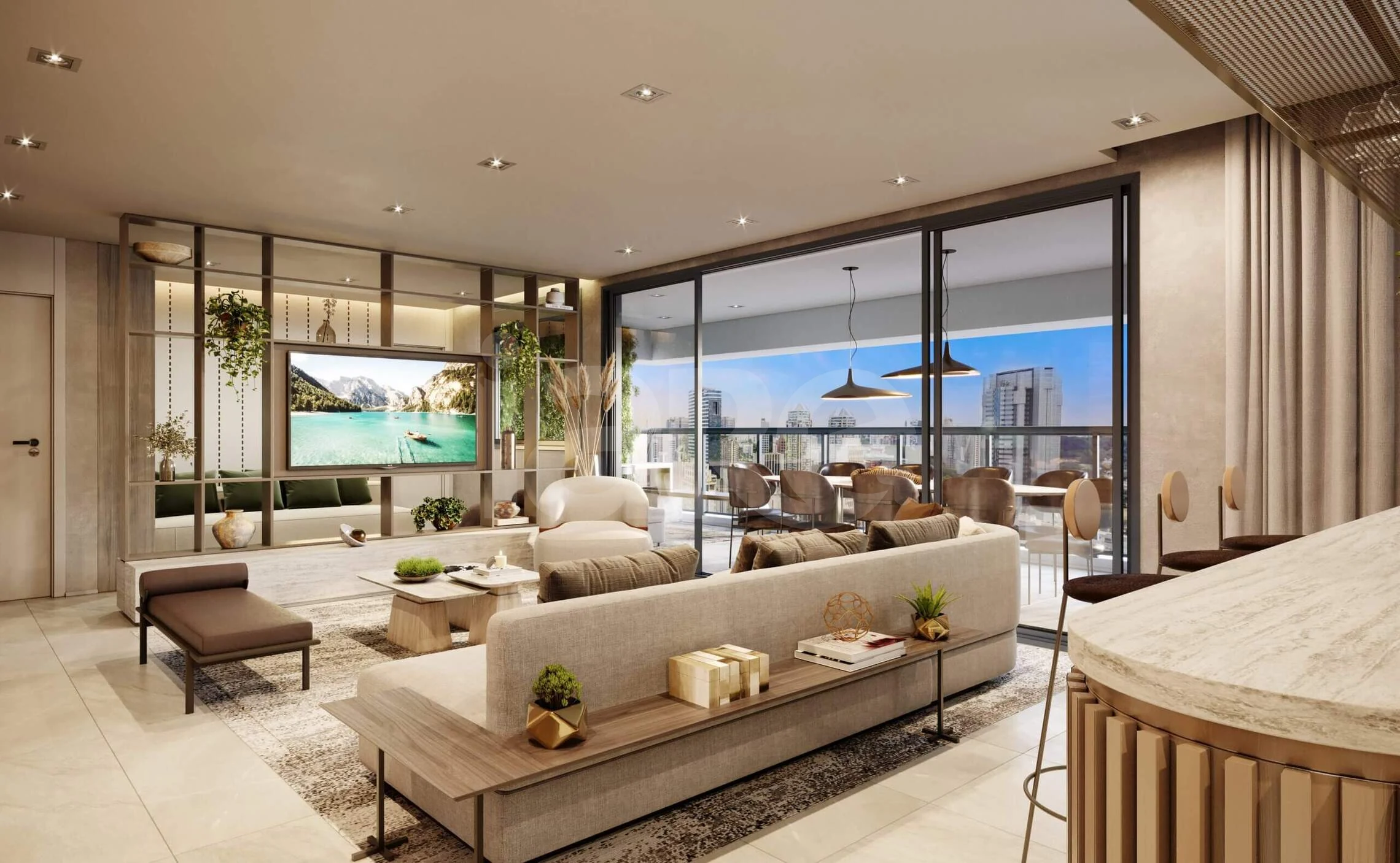 Infinity Brooklin - Apartamento com 143 m², em Brooklin Paulista — foto 2