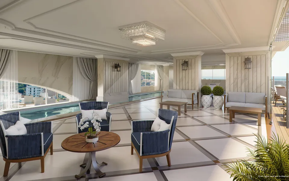 Palácio Triunfo - Apartamento com 262 m², em Meia Praia — foto 12