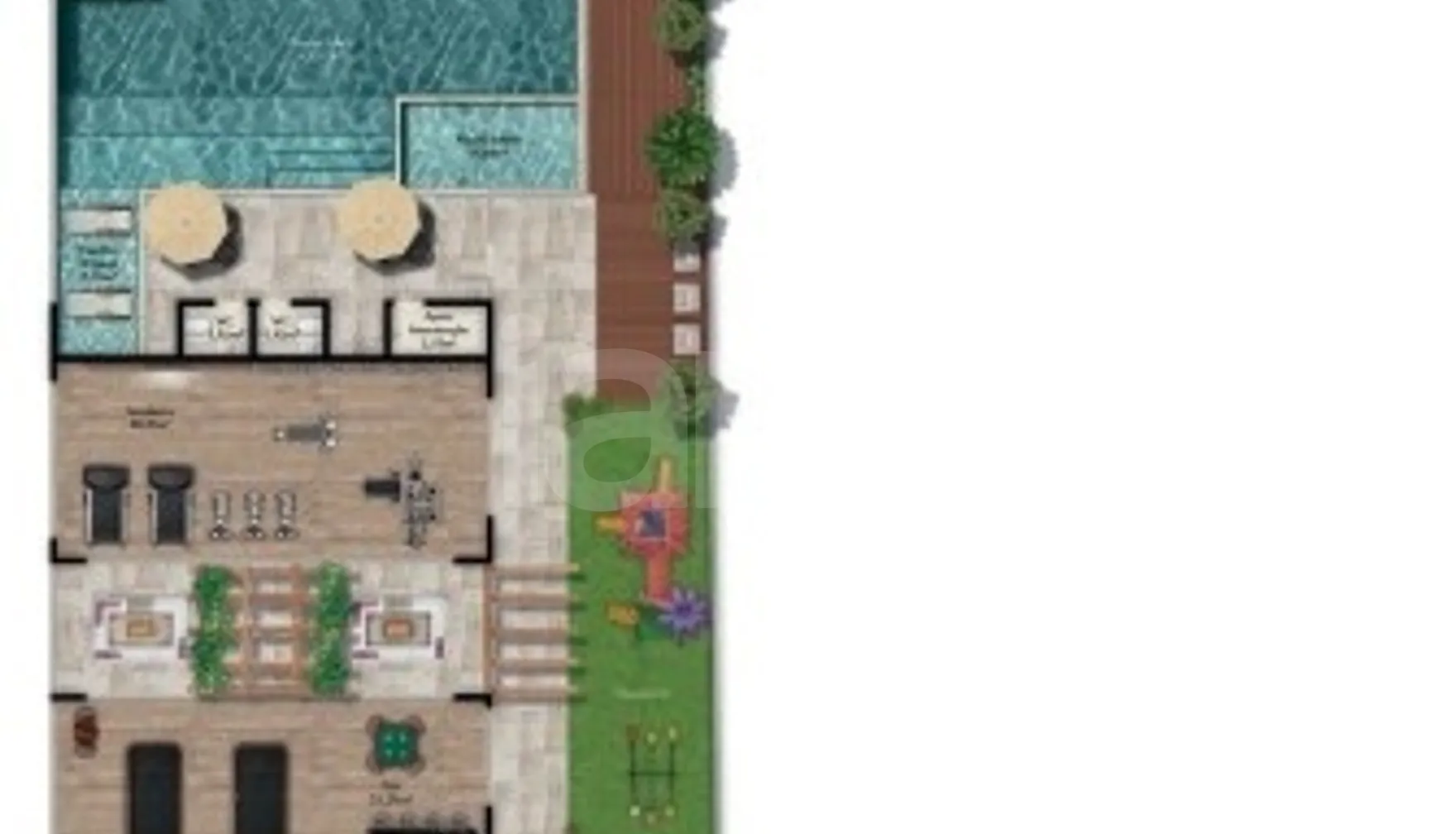 Planta — Pavimento lazer