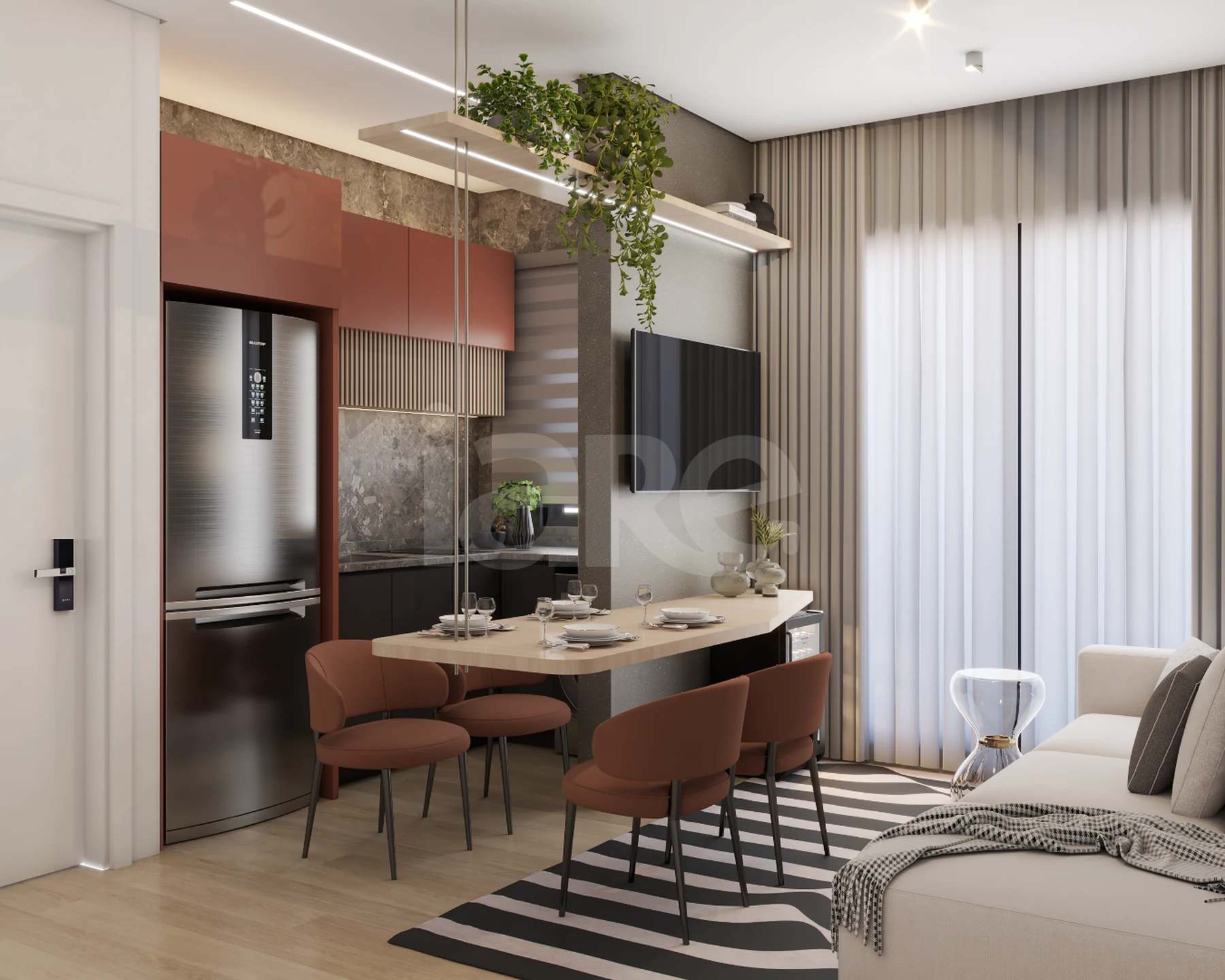 Loom Stay - Apartamento com 34,6 m², em Centro — foto 2
