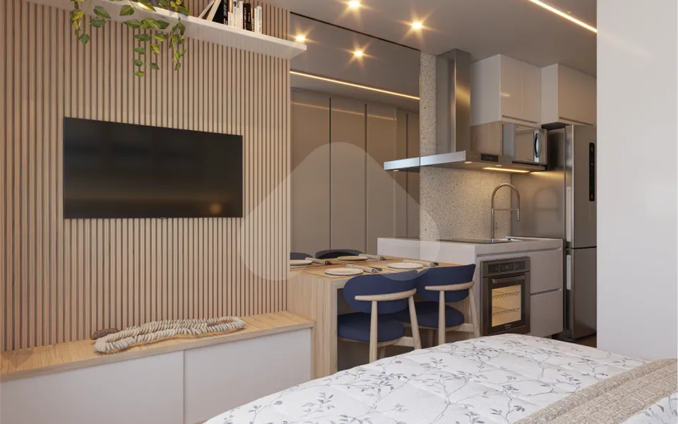 Pin Estação Vila Sônia - Studio com 17,88 m², em Vila Sônia — foto 3