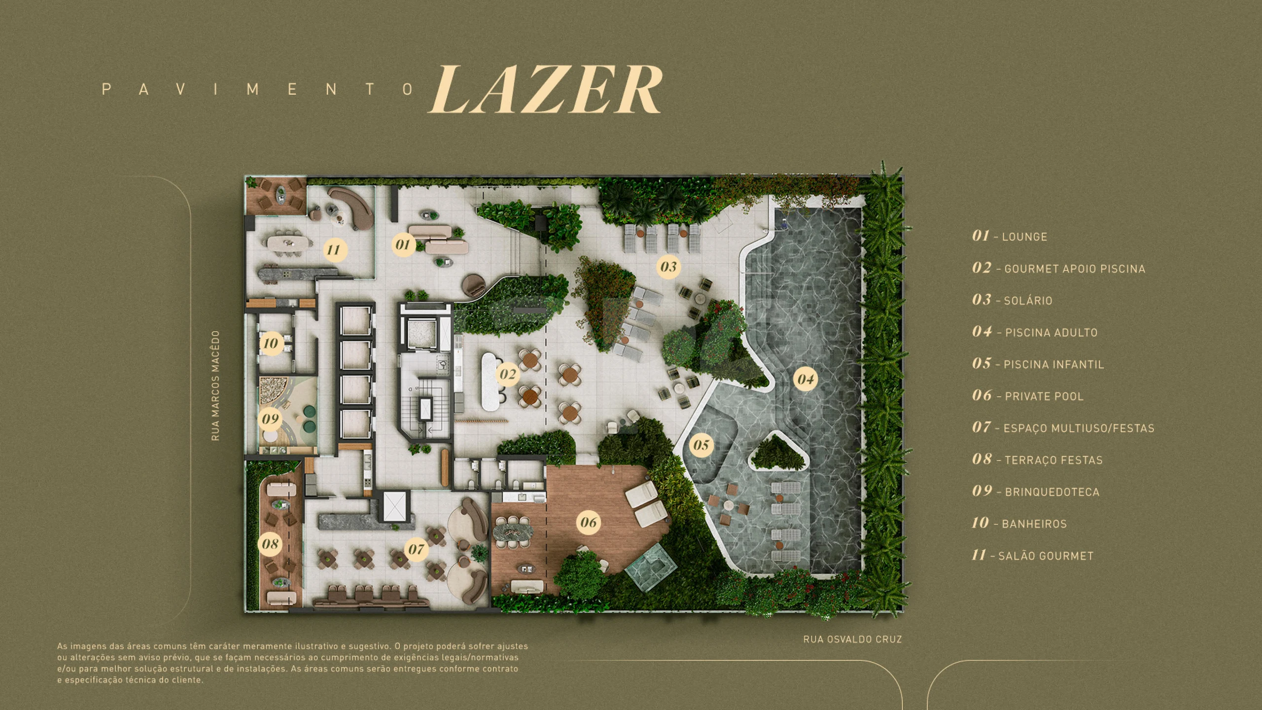 Planta — Implantação - Lazer Wellness