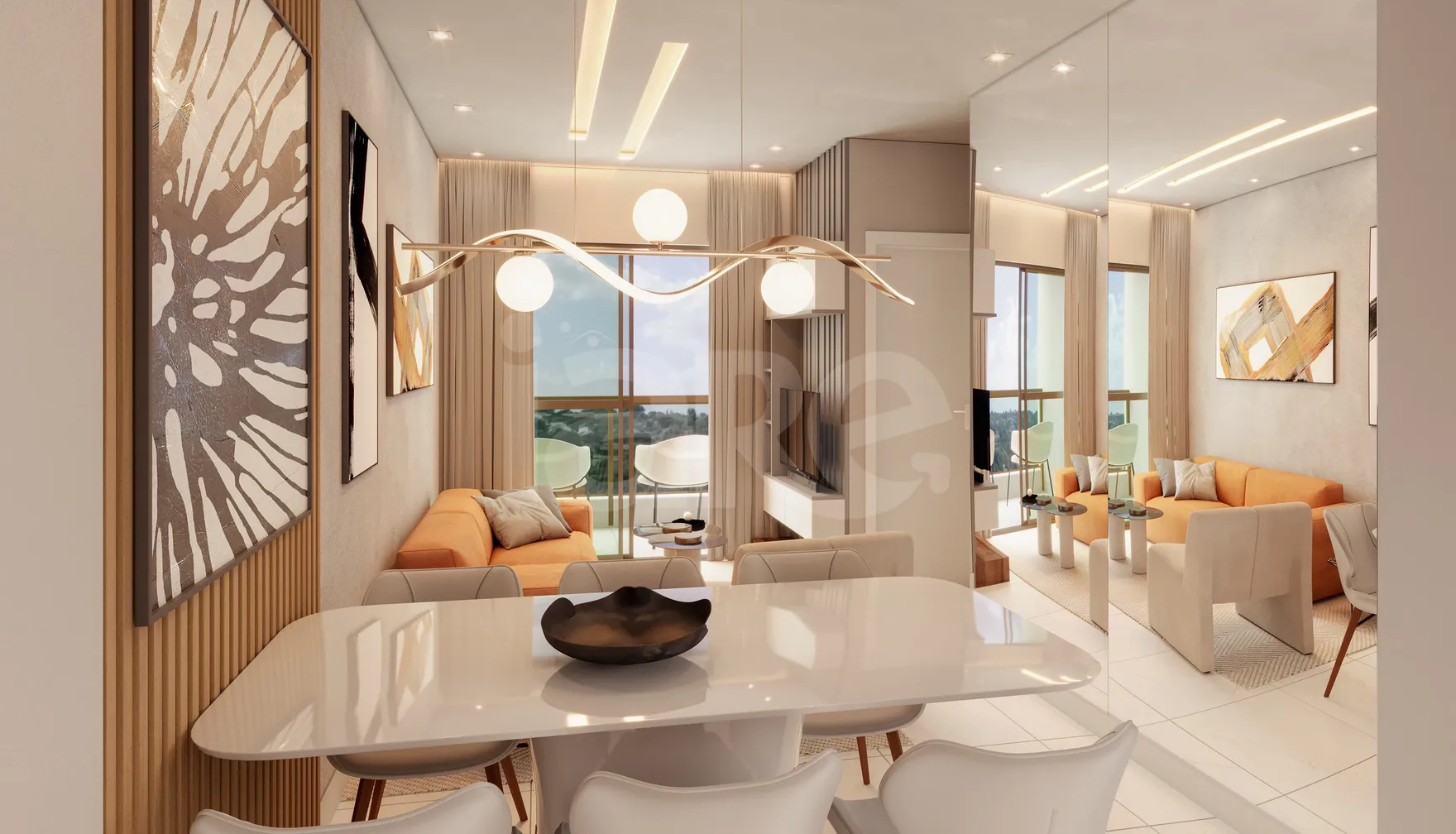 Harmonia Prime Residence - Apartamento com 50,43 m², em Casa Amarela — foto 2