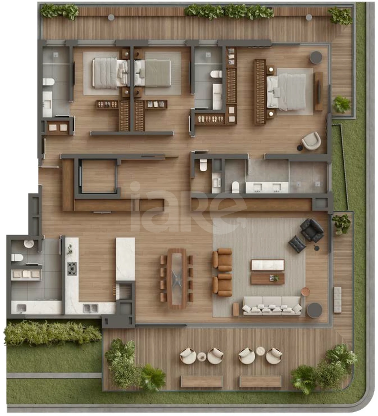 Planta — Garden 324,38 m²