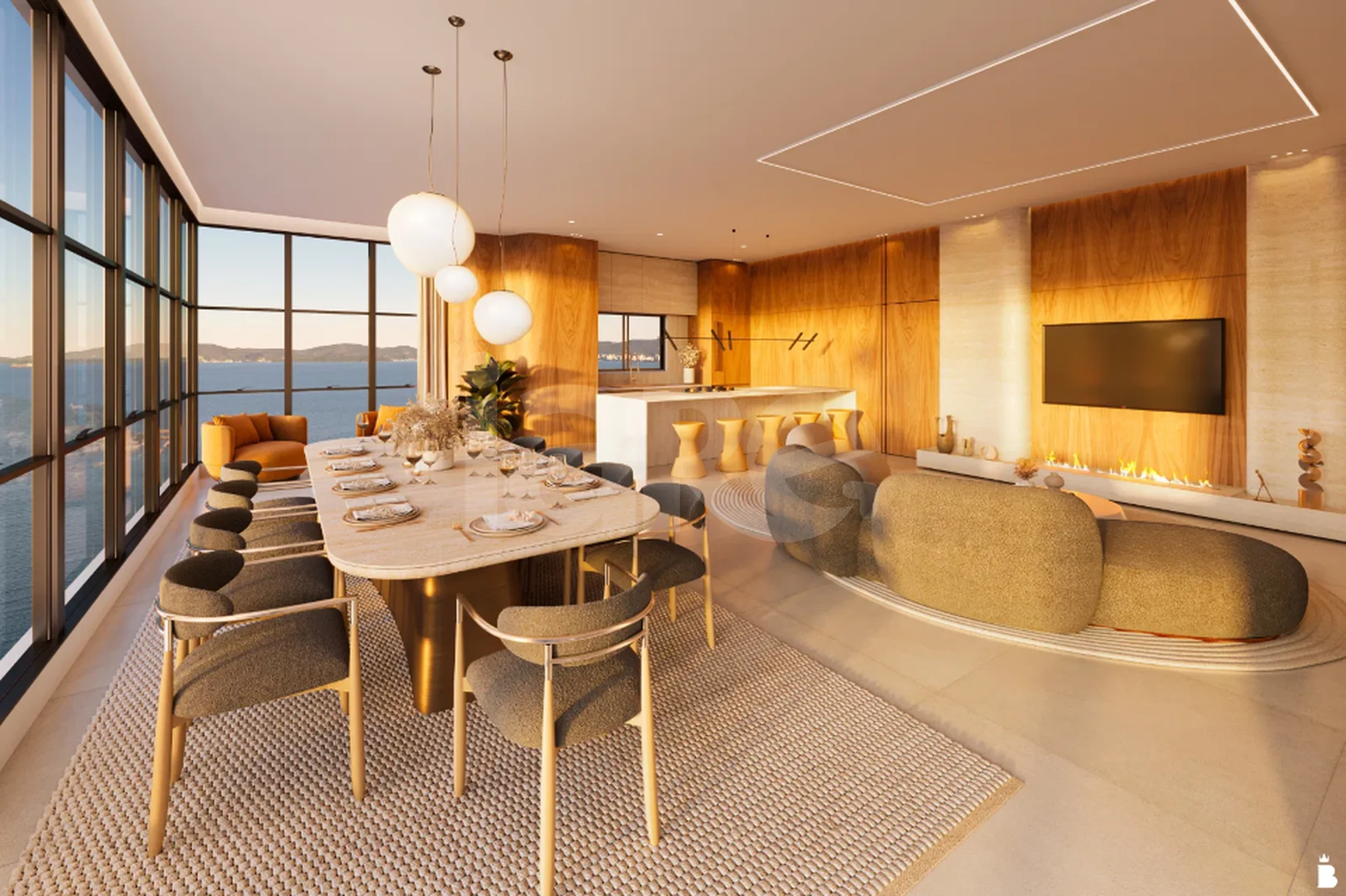 Sense - Apartamento com 126 m², em Centro — foto 2