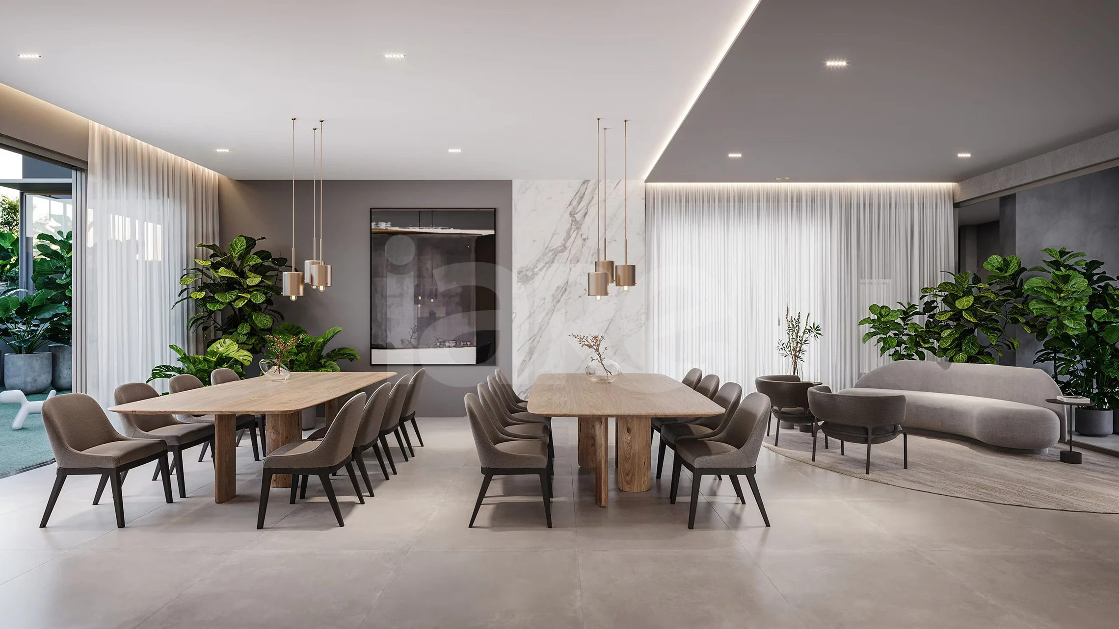 Átrio - Garden com 219,96 m², em Ecoville — foto 5