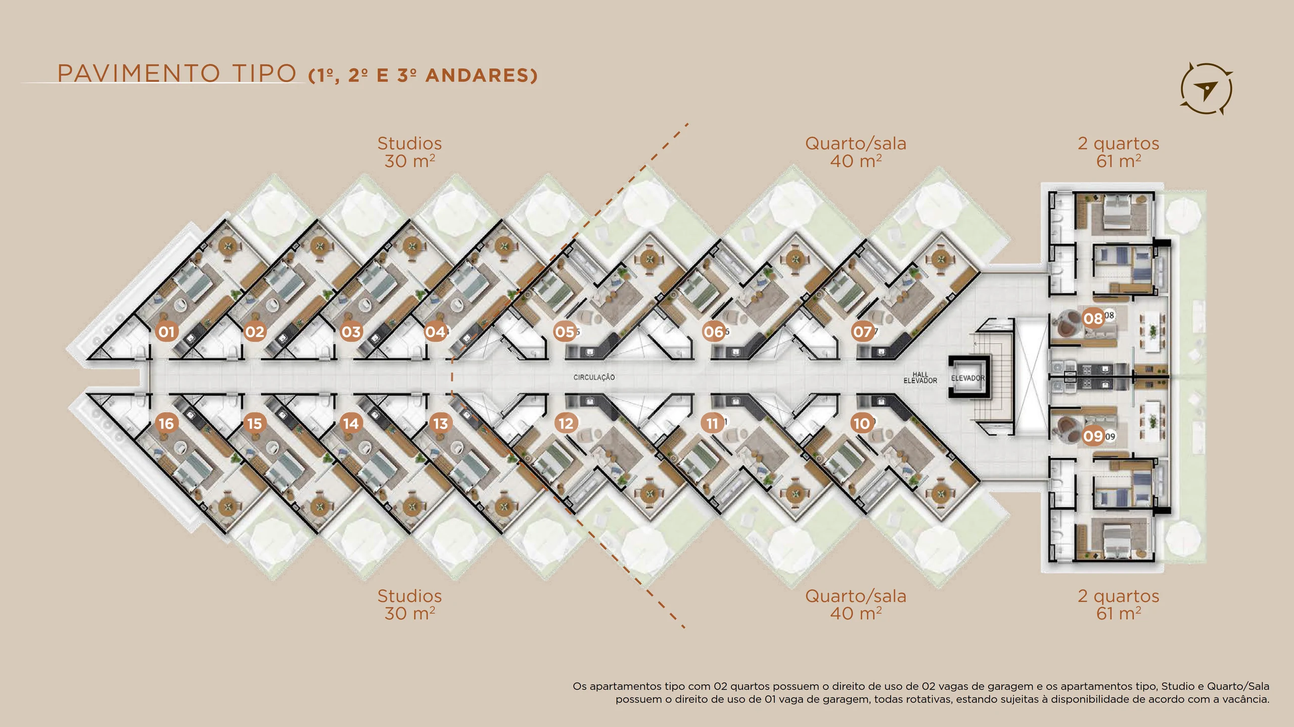 Planta — Pavimento Tipo (aptos)