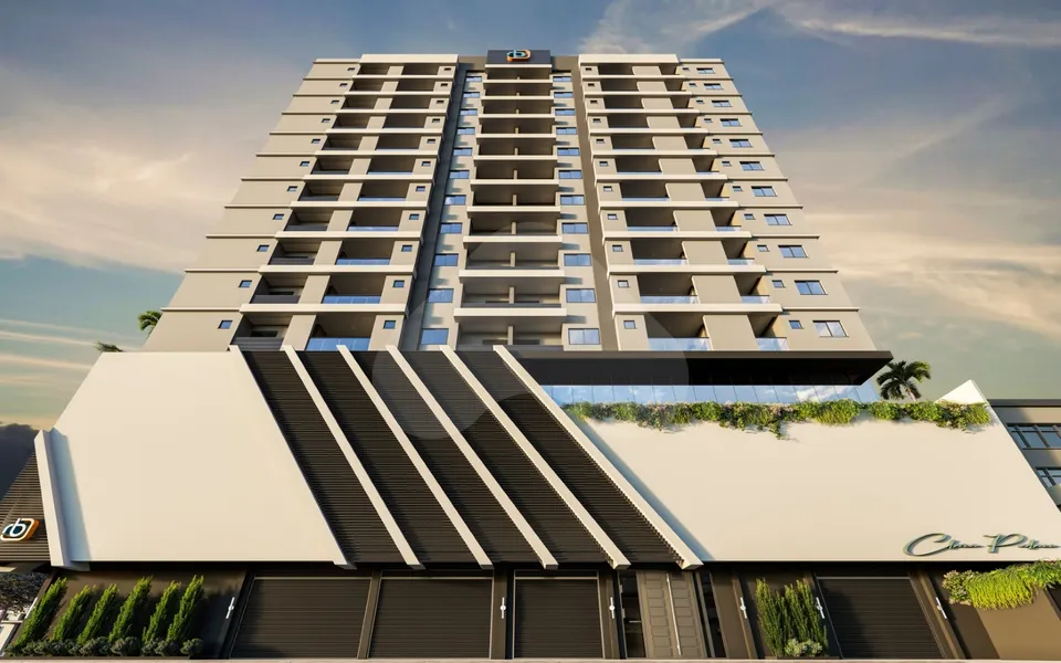 Clara Palace - Apartamento com 76,7 m², em Perequê — foto 3