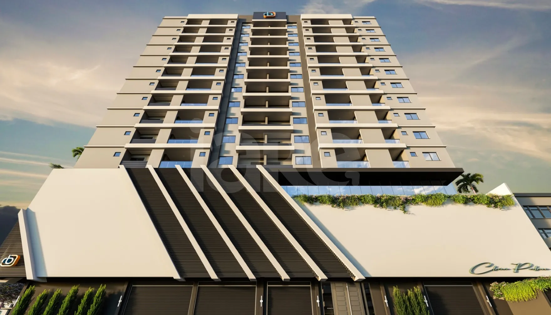Clara Palace - Apartamento com 76,7 m², em Perequê — foto 4